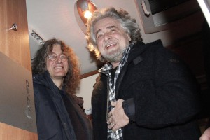 ELEZIONI: GRILLO E CASALEGGIO GIUNTI A ROMA