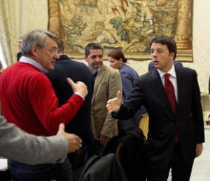 Oggi le comiche: Landini chiede scusa al Governo e siede al Tavolo con Renzi