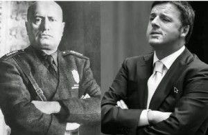 Renzi-Mussolini