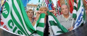 MANIFESTAZIONE CONTRO I TAGLI ALLA SPESA SOCIALE