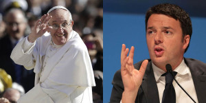 Renzi: Papa Bergoglio non lo vuole neanche a messa, per la sua visita a Firenze