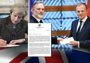Brexit: lettera a Bruxelles, inizia l’addio all’Ue. May: ‘E’ un momento storico, non si torna indietro’