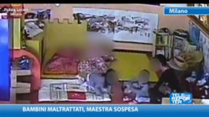 MILANO: Bambini di 3 anni maltrattati, maestra sospesa / IL VIDEO