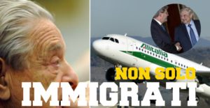 Non solo affari con immigrati, Soros vuole anche Alitalia: ecco il Piano Soros-Gentiloni