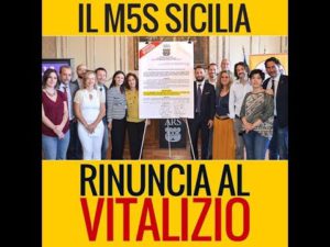 Mitico M5S Sicilia, Giancarlo Cancelleri e tutto il gruppo all’ARS rinunciano alla pensione (VIDEO)