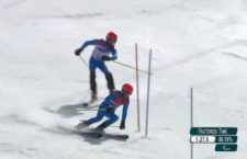Giacomo Bertagnolli e Fabrizio Casal festeggiati al loro rientro dalle Paralimpiadi di PyeongChang