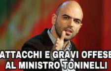 Pesanti insulti di Saviano rivolti al ministro Danilo Toninelli [M5S]: la risposta di Elio LANNUTTI