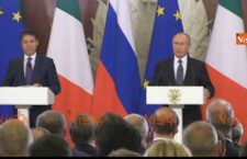 Putin: “Piena fiducia nel governo italiano, abbiamo gli stessi sogni…”