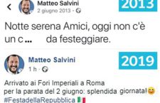 Travaglio: “Salvini? È sempre lo stesso, mai cambiato. Ora si è travestito da leader nazionale e nazionalista”